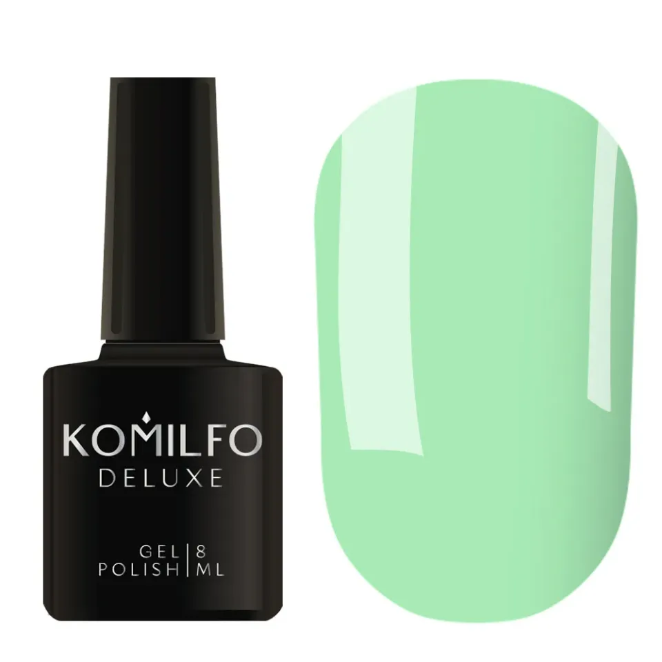 Komilfo Deluxe D163 smalto semipermanente 8 ml verde menta
