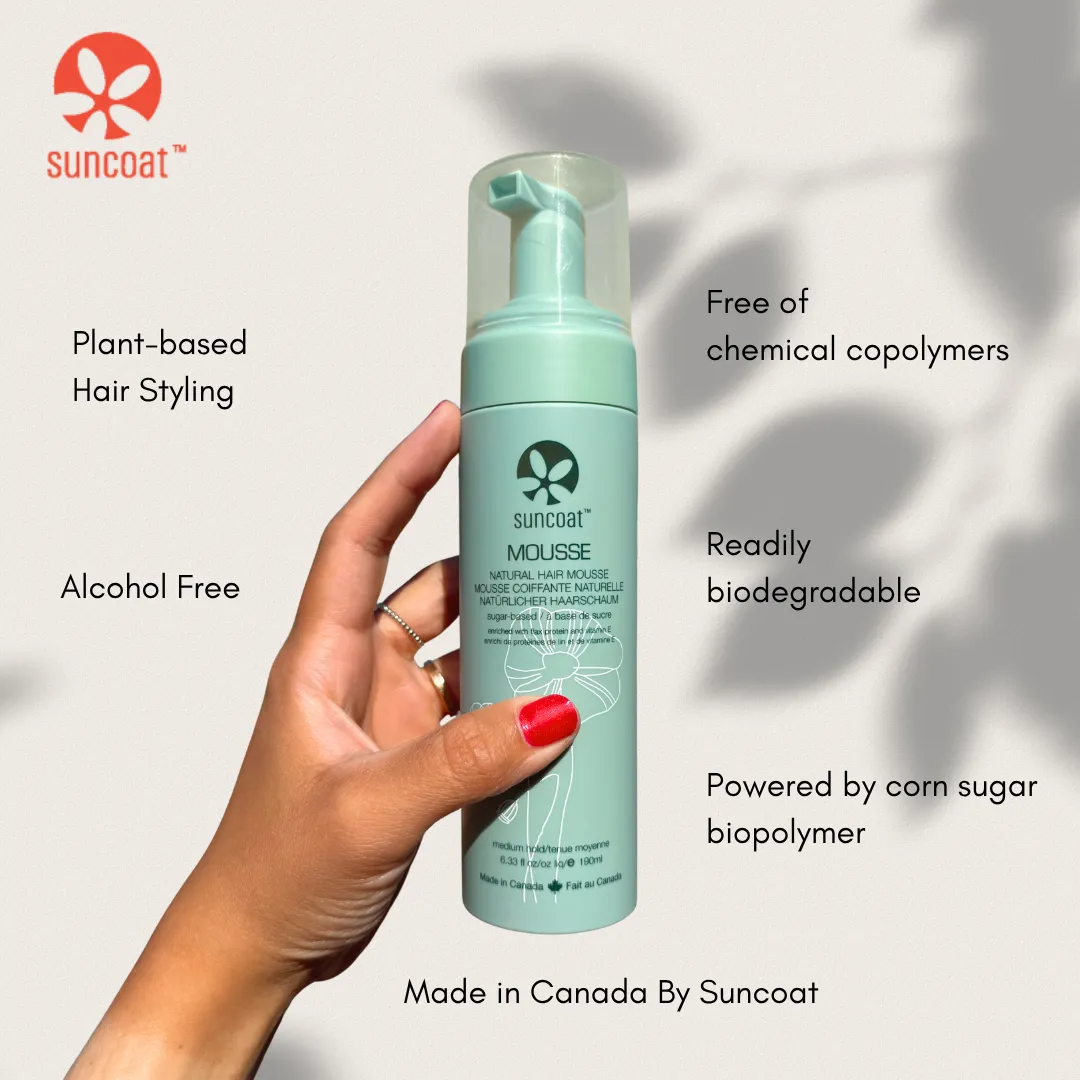 Suncoat Natural Styling Mousse capelli 190 ml limone