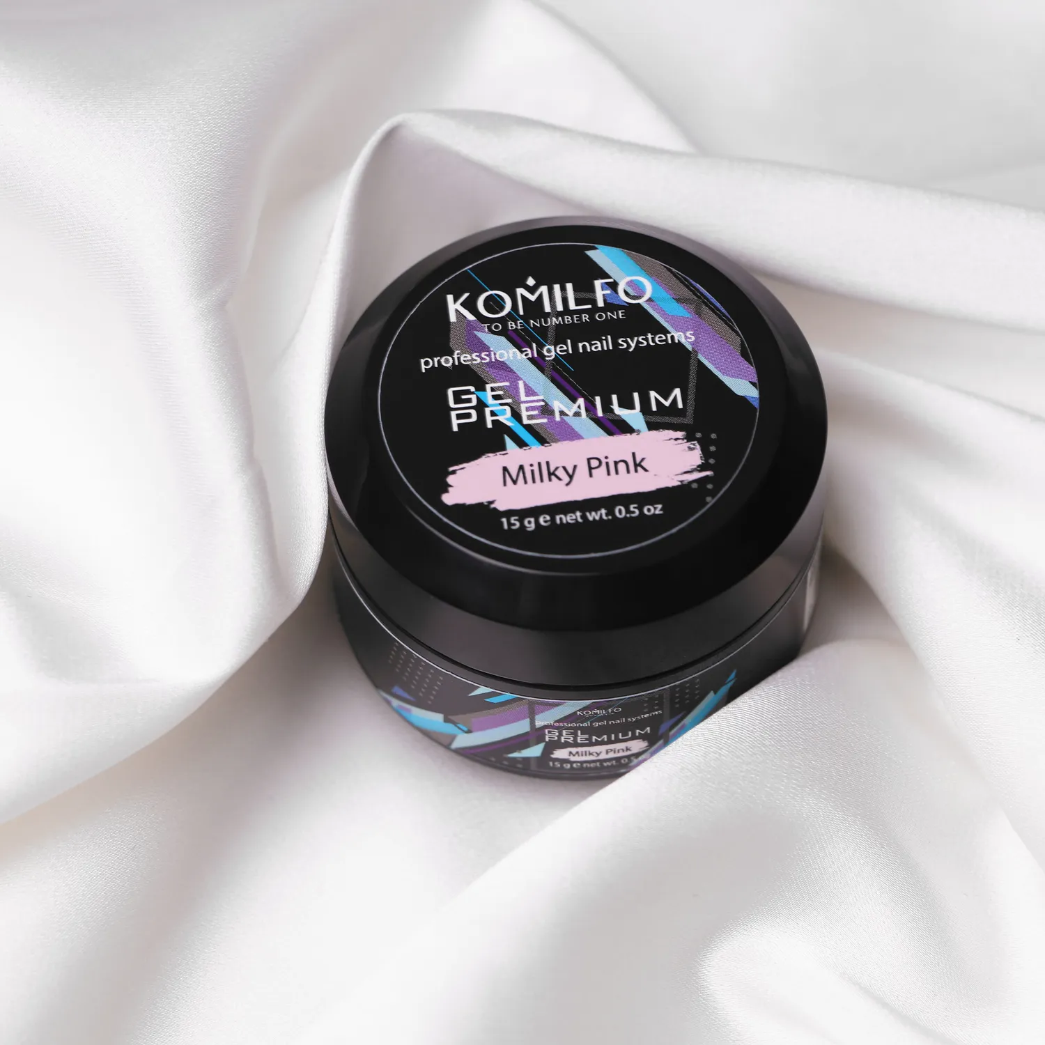 Komilfo Gel Premium Milky Pink gel unghie 15 g rosa latte