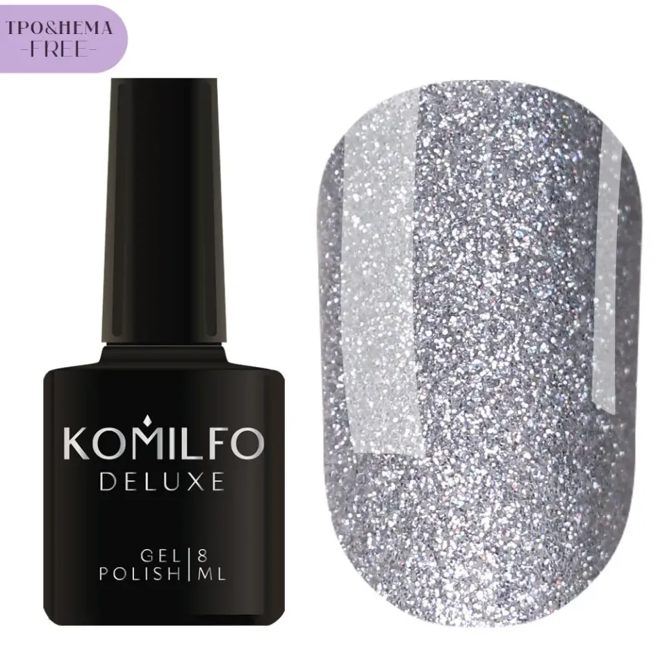 Komilfo Glitter Collection G007 smalto semipermanente 8 ml glitter