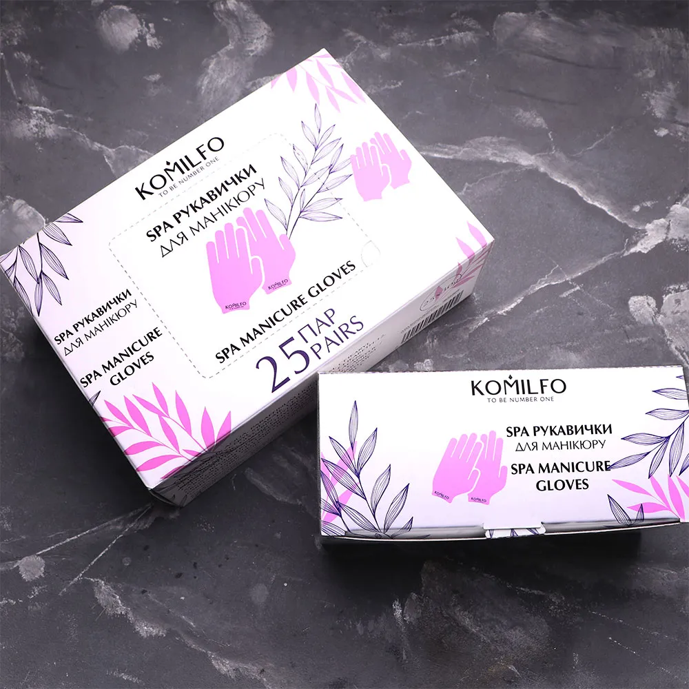 Komilfo SPA guanti manicure idratanti 10 paia