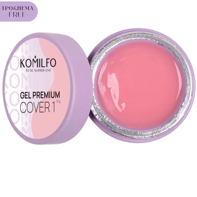 Komilfo Gel Premium Cover 1 gel cover senza HEMA 50 g