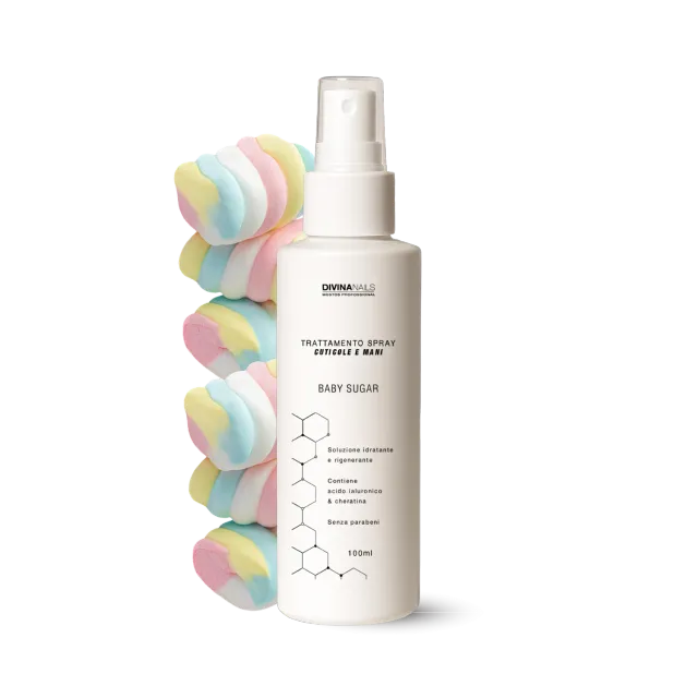 Diva Nails Baby Sugar spray cuticole e mani 100ml idratante
