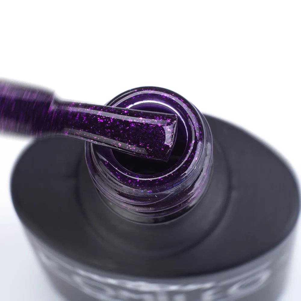 Komilfo Deluxe D225 smalto semipermanente 8 ml blu-viola microglitter