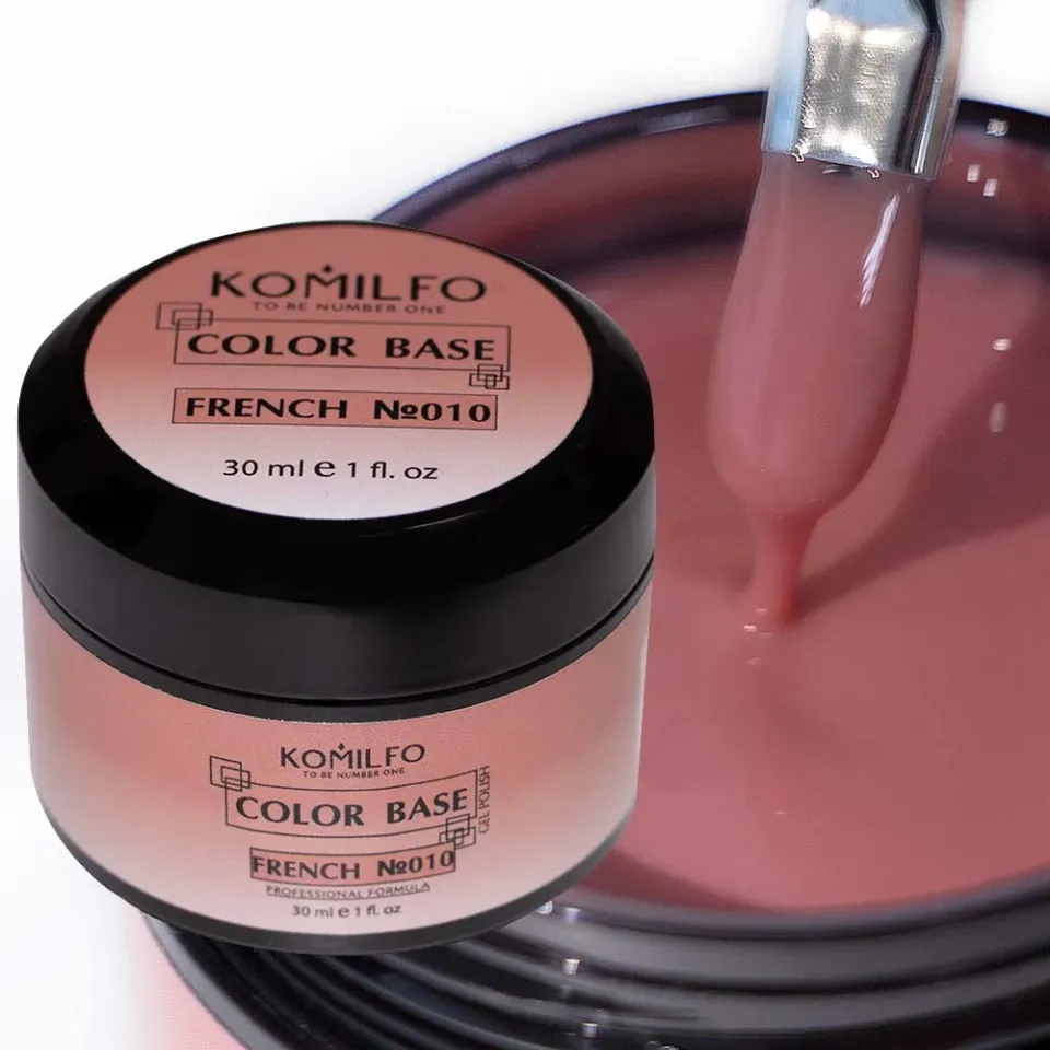 Komilfo Color Base French base semipermanente 010 30 ml nude