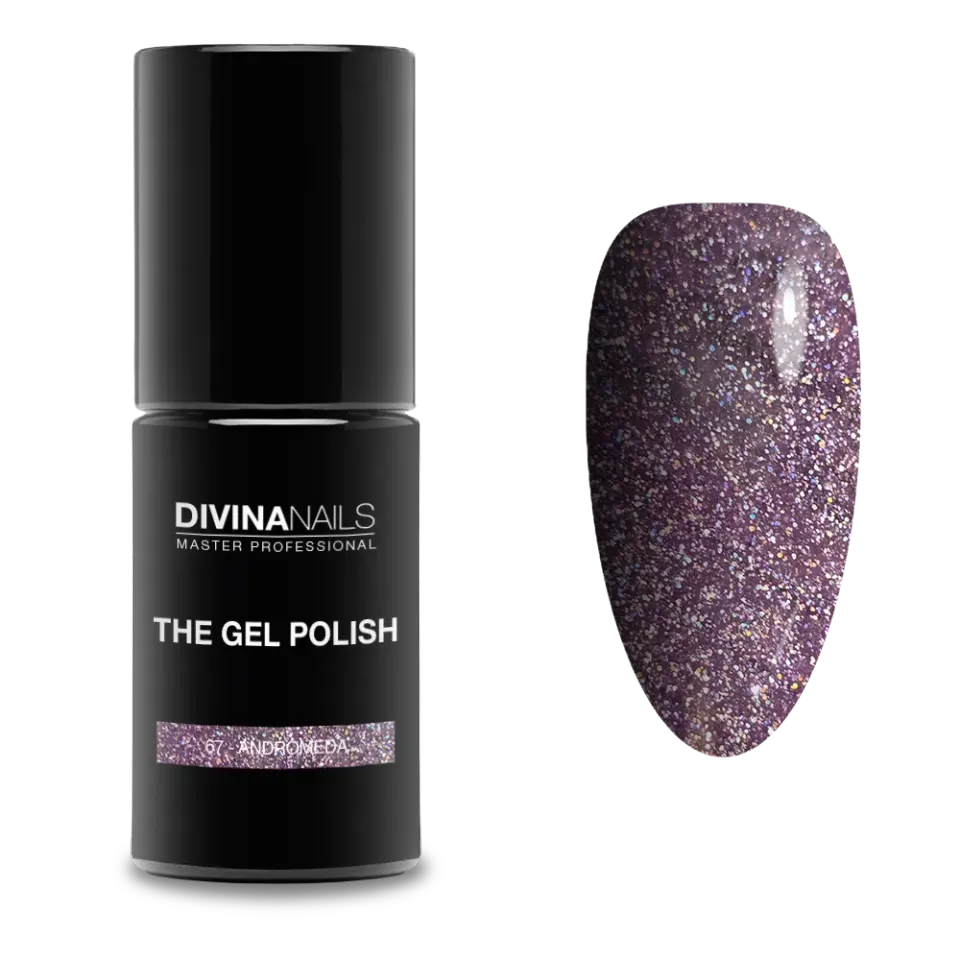Diva Nails The Gel Polish 67 Andromeda semipermanente 8ml glitter