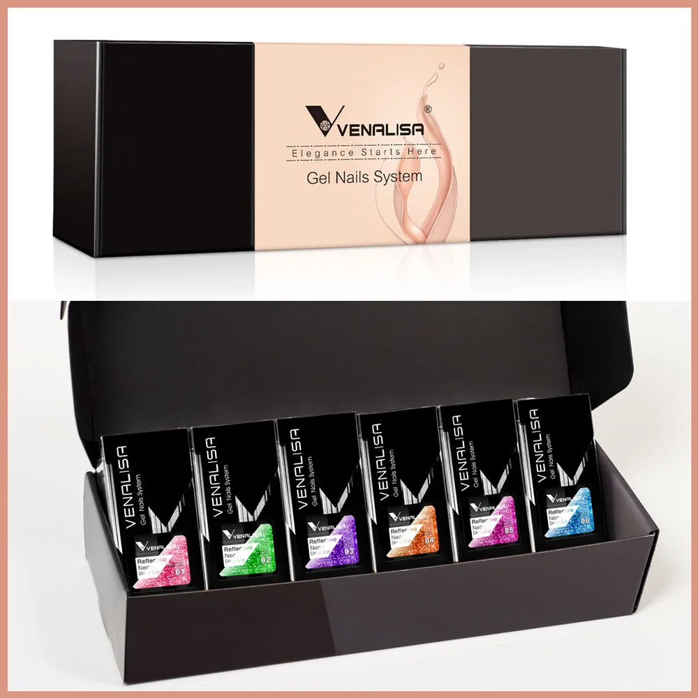 Venalisa Reflective Neon H423 smalto gel 12 pezzi riflettente
