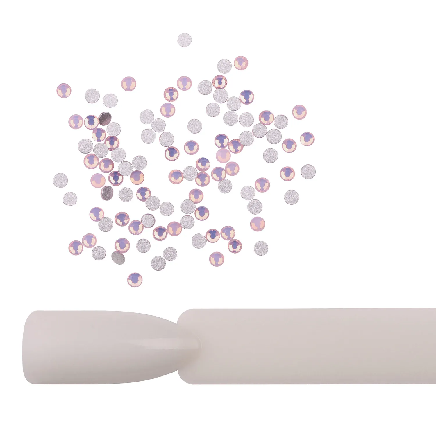 Komilfo Rhinestones Pink Opal strass misura 6 100 pz