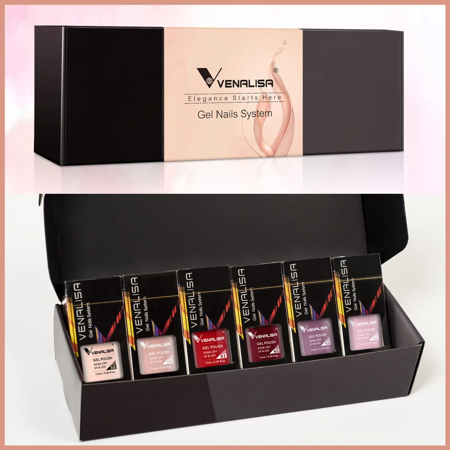 Venalisa Any Time smalti semipermanenti 12 colori 7,5ml TPO free