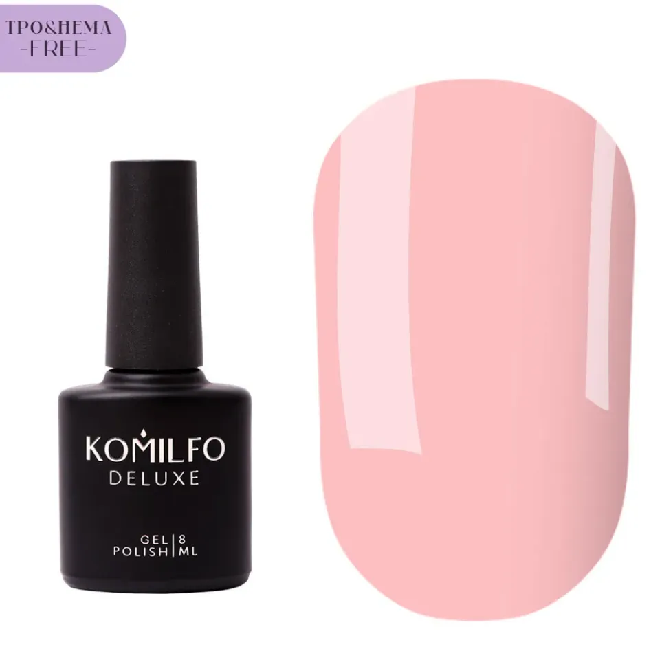 Komilfo No Wipe Milky Pink top coat 8 ml rosato