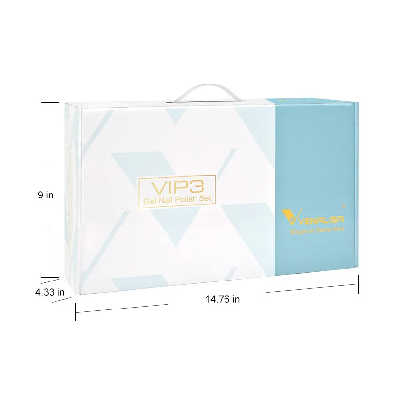 Venalisa VIP3 Kit Smalti Semipermanenti 60 Colori 7,5ml