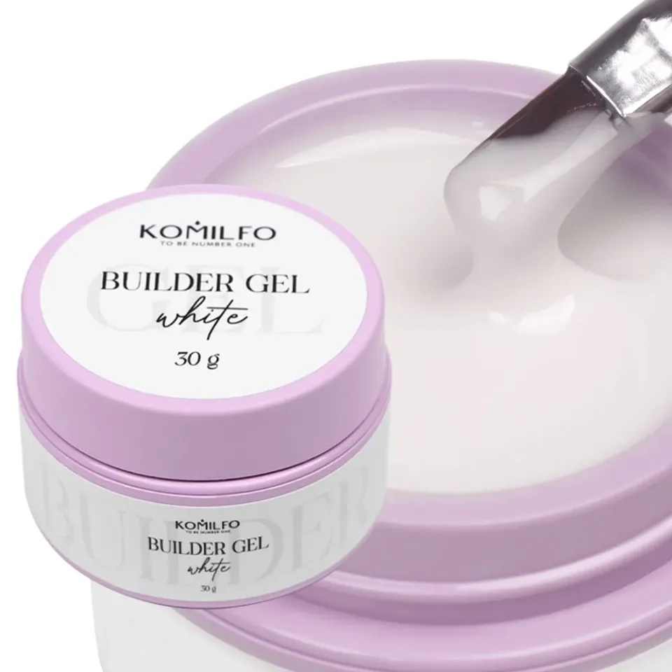 Komilfo Builder Gel gel costruttore bianco 30 g media viscosità