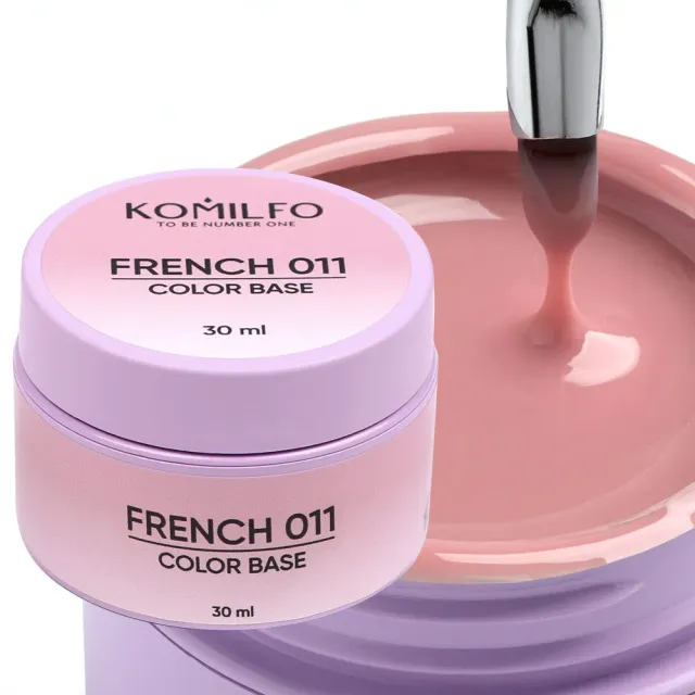 Komilfo Color Base French 011 base semipermanente 30 ml nude