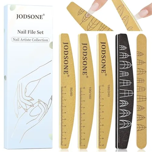 Jodsone Set 5 Lime Buffer Unghie 80/240 Riutilizzabili