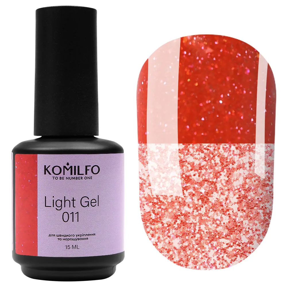 Komilfo Light Gel 011 gel liquido unghie 15 ml rinforzo