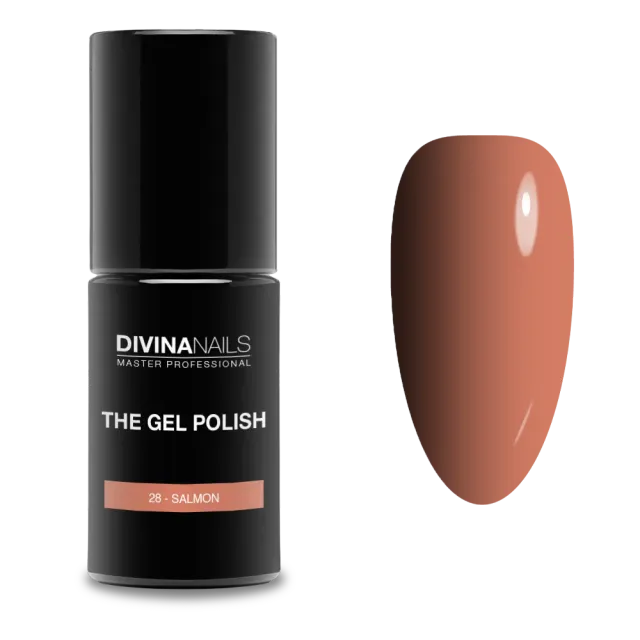 Diva Nails The Gel Polish 28 Salmon semipermanente 8ml salmone