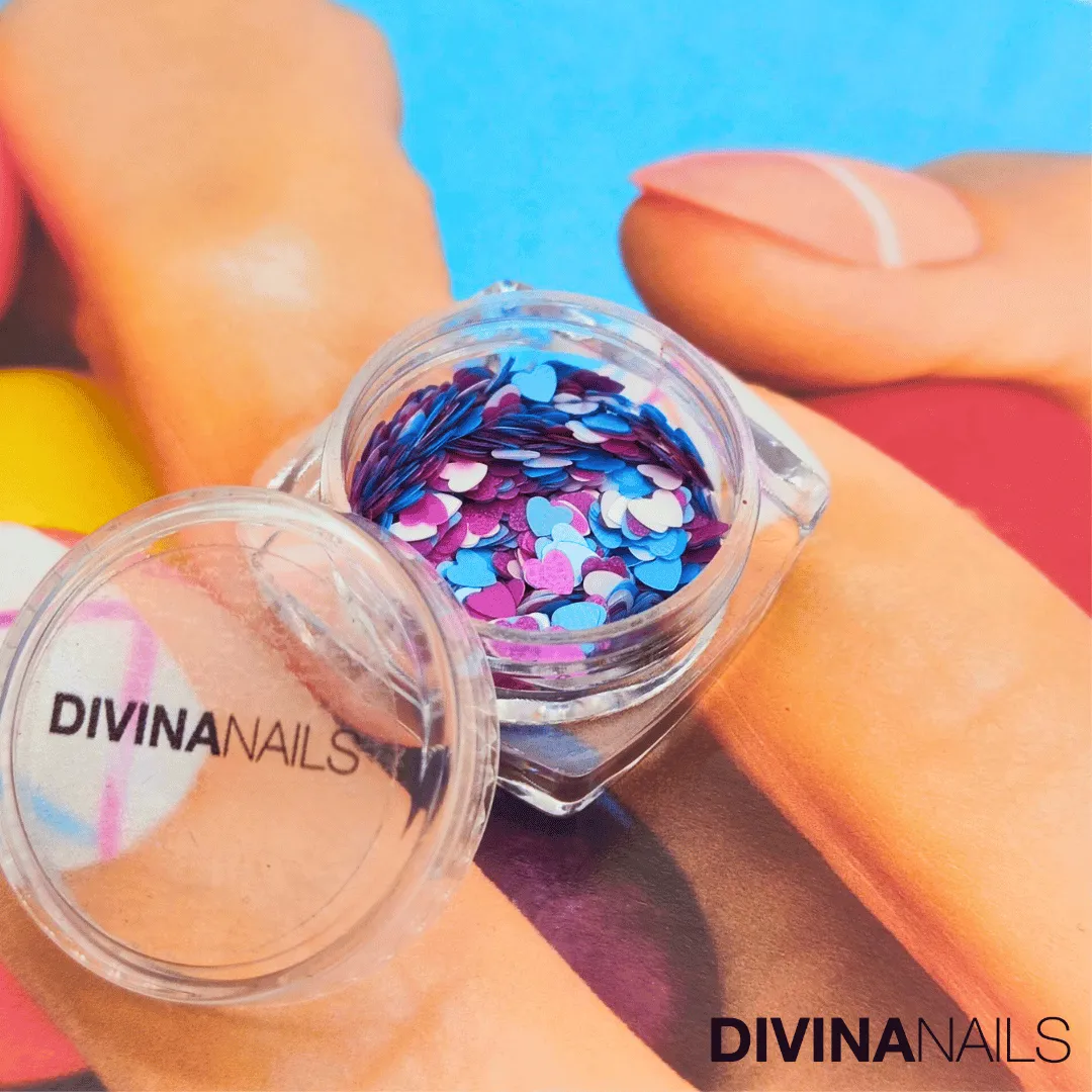 Diva Nails Colour Heart 04 decorazioni unghie cuori 2g