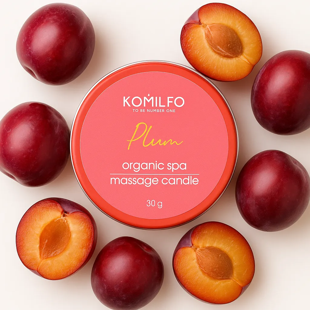 Komilfo Massage Candle candela massaggio 30 g prugna