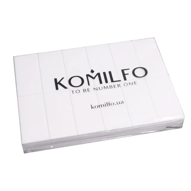 Komilfo Buffer 76x34x12 grana 120/120 bianco 24 pz