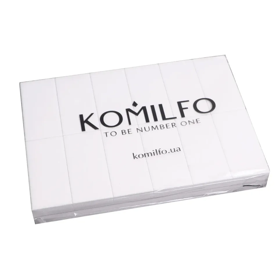 Komilfo Buffer 76x34x12 grana 120/120 bianco 24 pz