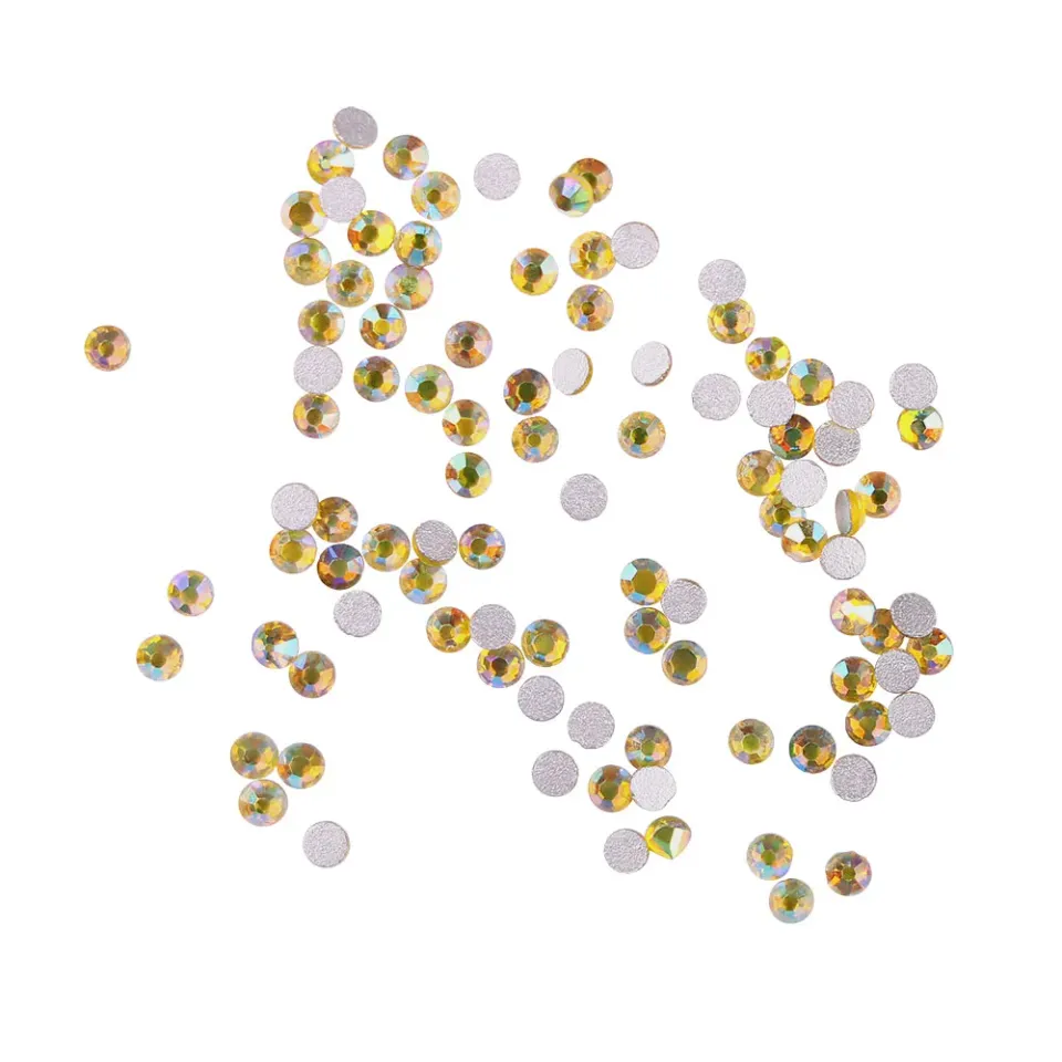 Komilfo Strass Citrine AB strassini unghie misura 3 100 pz