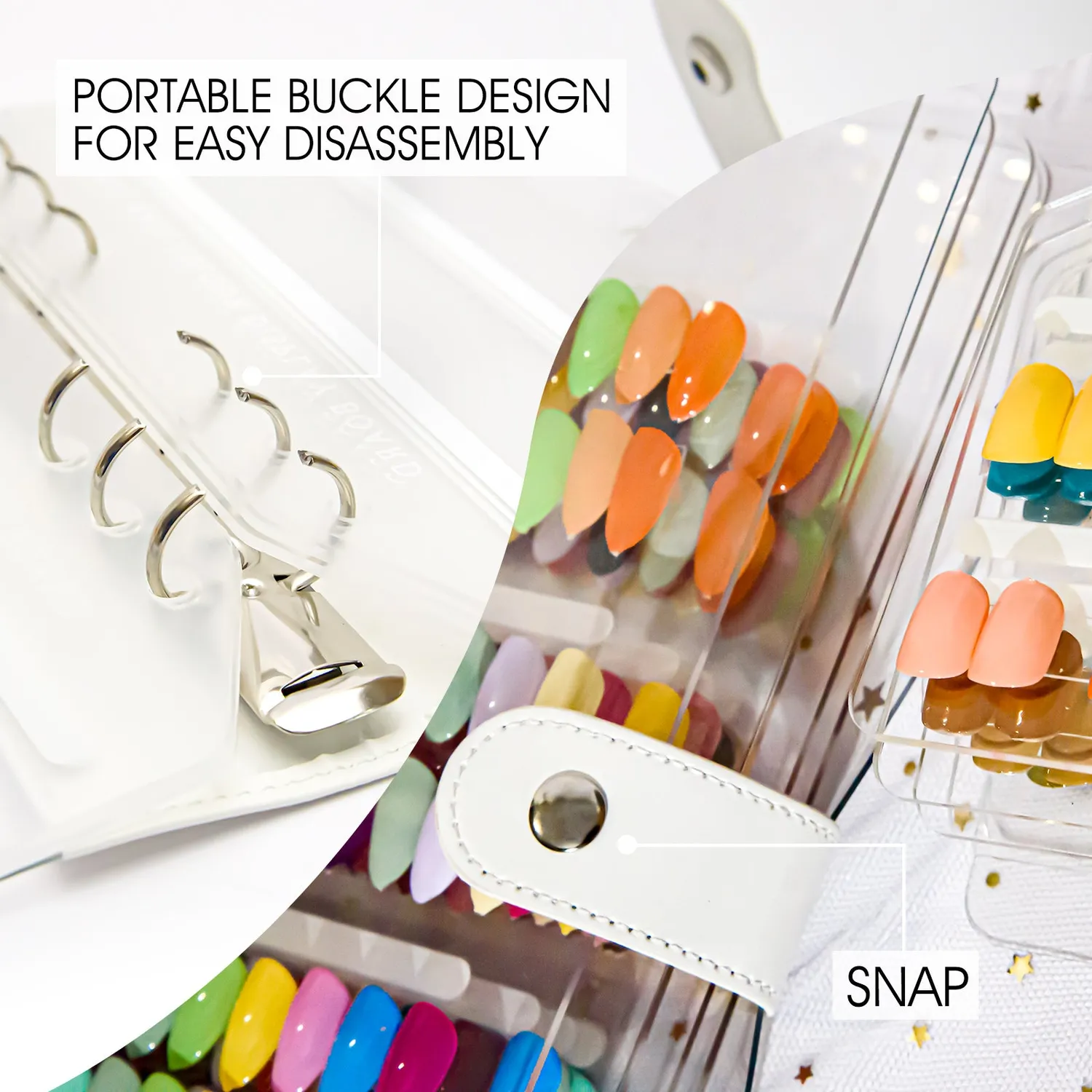 Venalisa Acrylic Color Book espositore tip trasparente 120 posti