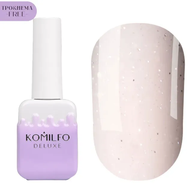 Komilfo Elite Base 003 base semipermanente 10 ml nude shimmer