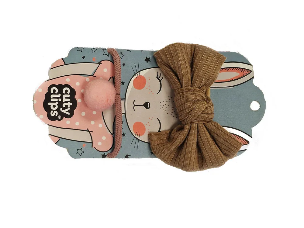 Snails Cuty Clips Boss Bunny fermagli beige 2pz