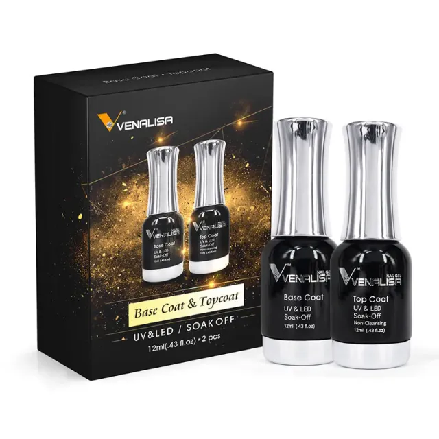 Venalisa Set Base e Top Coat Semipermanente 2x12ml