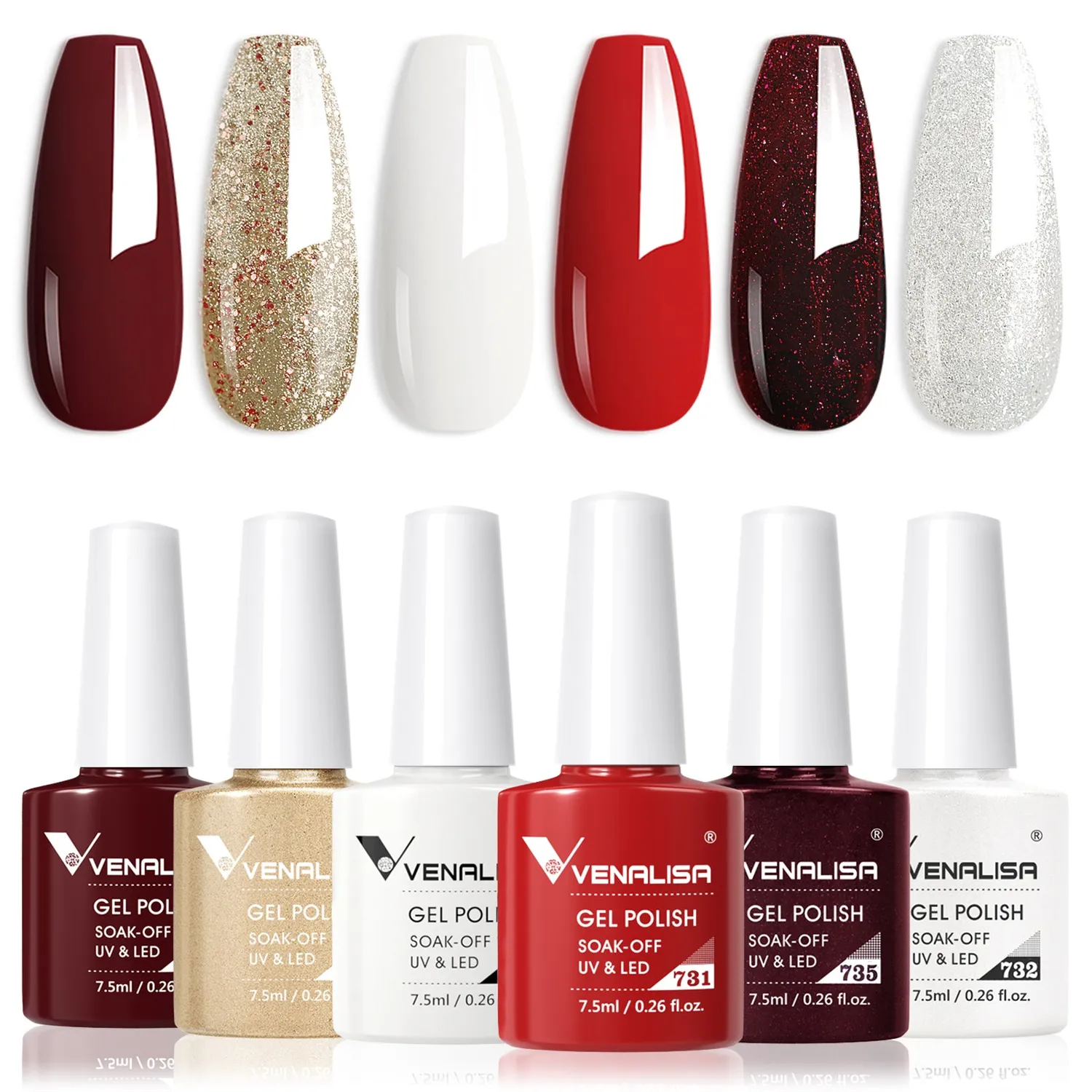 Venalisa Christmas Eve set smalti semipermanenti 6x7,5 ml