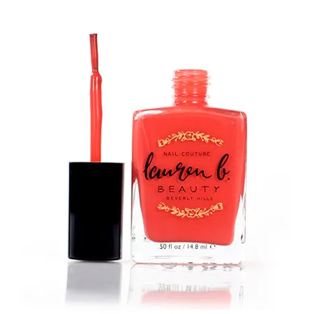 Lauren B Beauty Sunset Blvd smalto corallo rosso vegano