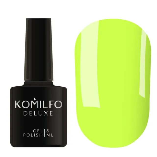 Komilfo Deluxe D263 smalto semipermanente 8 ml giallo acido