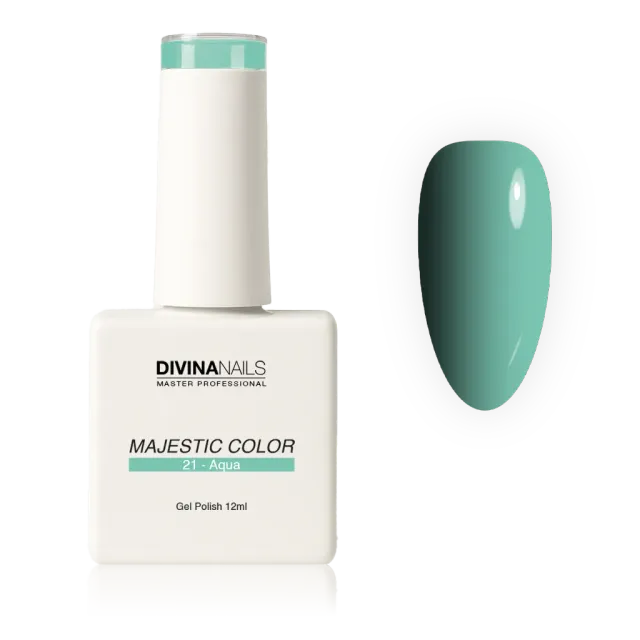 Diva Nails Majestic Color 21 Aqua Smalto 12ml Pastello