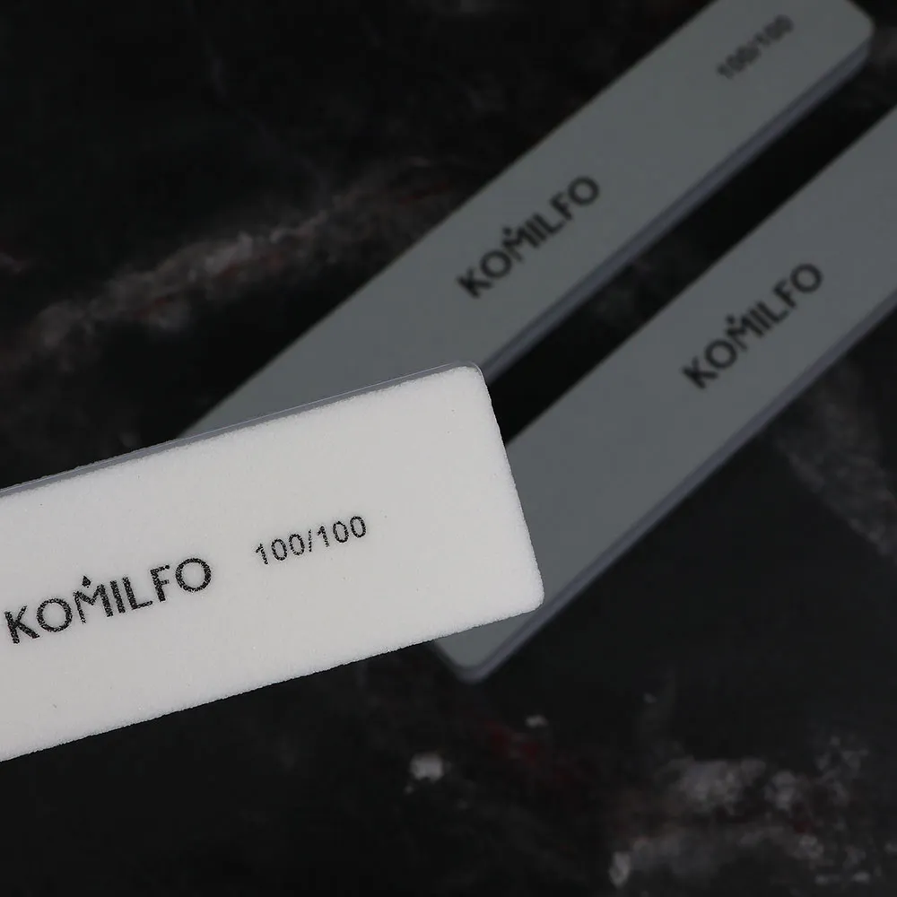 Komilfo Mini White 100/100 lima unghie 8,5 cm grana fine