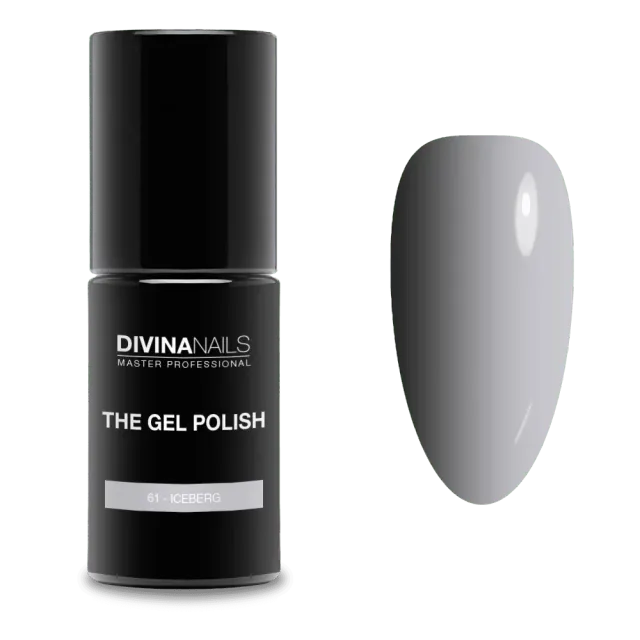 Diva Nails The Gel Polish 61 Iceberg semipermanente 8ml grigio