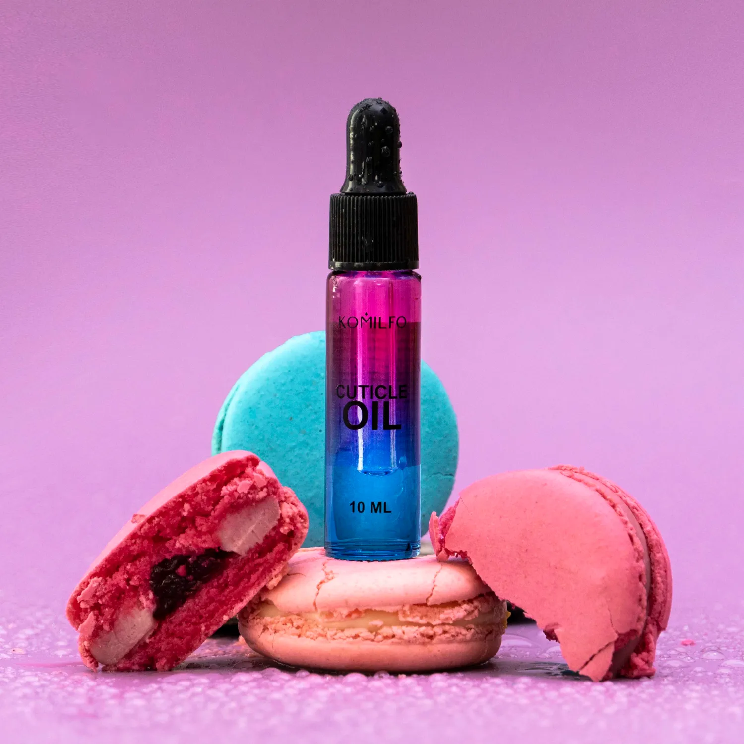 Komilfo olio cuticole Macaroon contagocce 10 ml