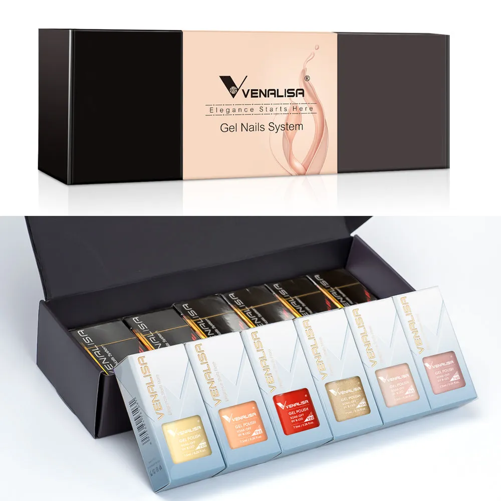 Venalisa Sunshine Kiss set smalti semipermanenti 12 colori 7,5ml