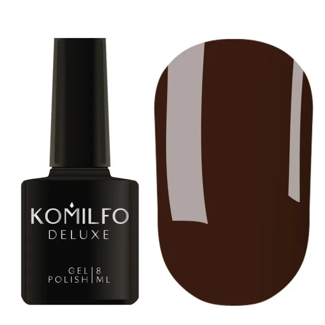 Komilfo Deluxe Series D216 smalto semipermanente marrone scuro 8 ml