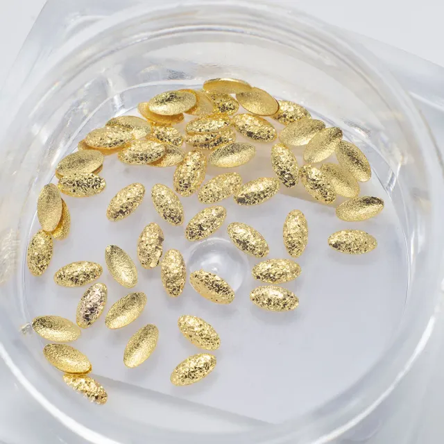 Komilfo Texture Rivets borchie ovali oro 1,5x3 mm 50 pz