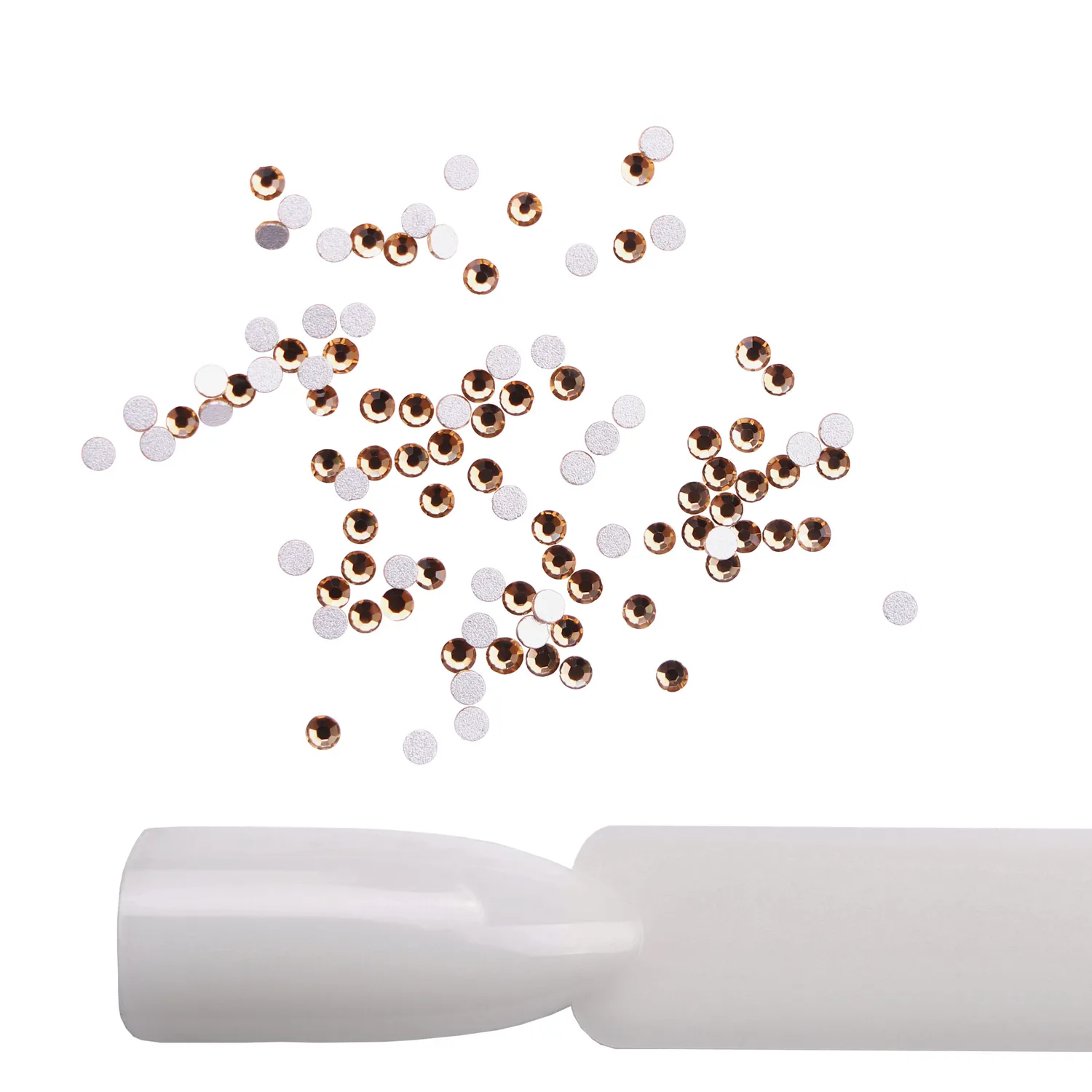 Komilfo Strass Light Colorado Topaz 4 Decorazioni Unghie 100 pz