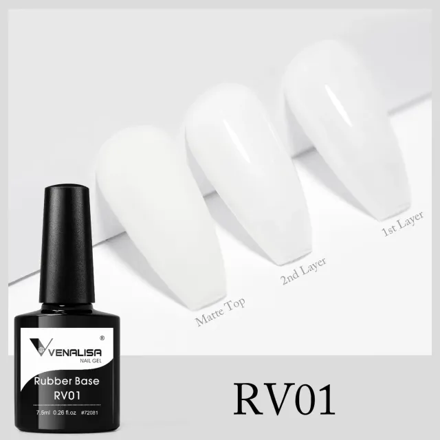 Venalisa Rubber Base Gel Semipermanente 7,5ml Nude