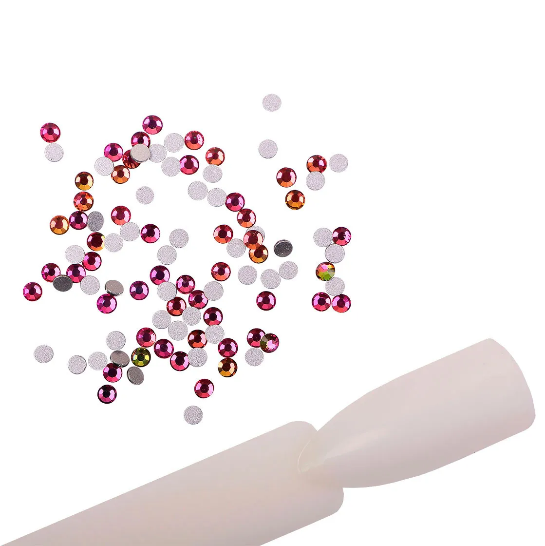 Komilfo Strass Rainbow decorazioni unghie misura 6 100 pz