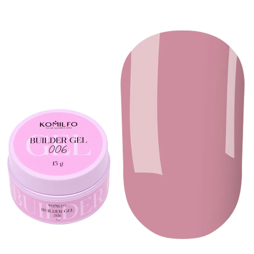 Komilfo Builder Gel 006 gel unghie 15 g autolivellante