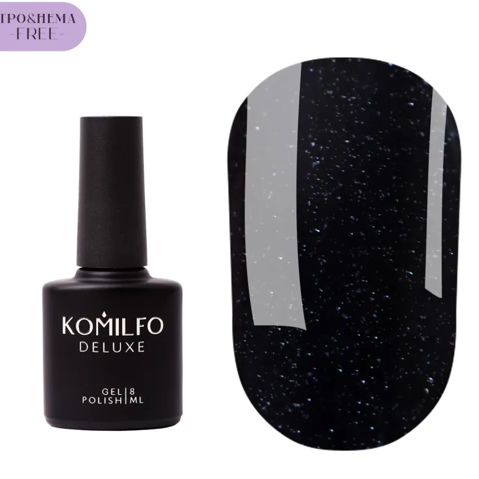 Komilfo No Wipe Glitter Top top glitter 8 ml