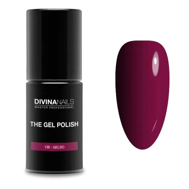 Diva Nails The Gel Polish 136 Gelso semipermanente 8ml viola