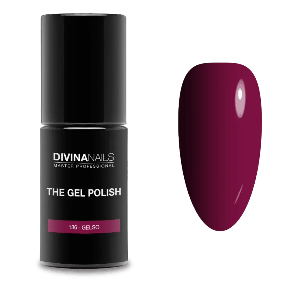 Diva Nails The Gel Polish 136 Gelso semipermanente 8ml viola
