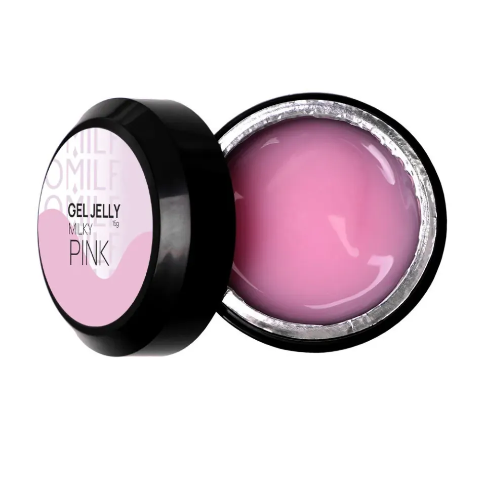 Komilfo Jelly gel unghie milky pink 15 g modellante