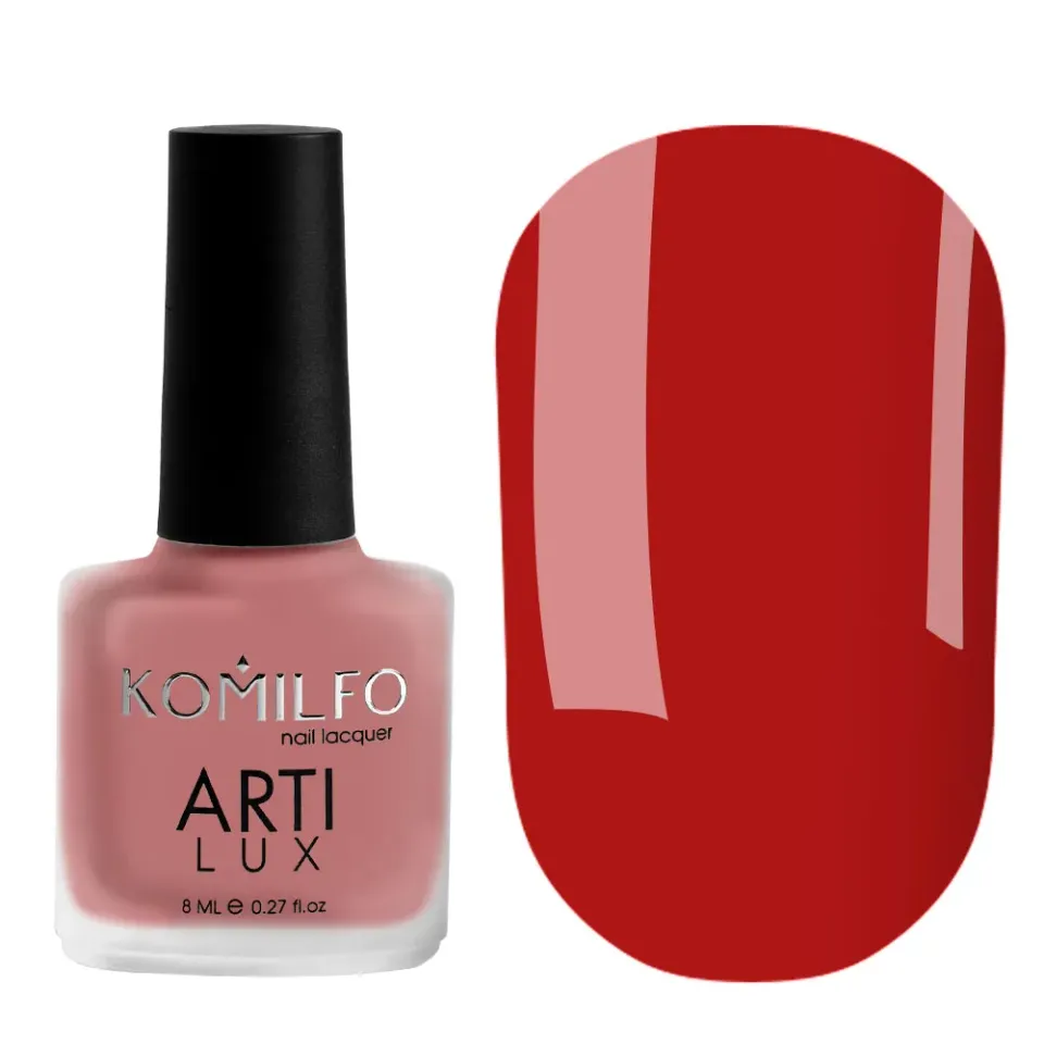 Komilfo ArtiLux 020 smalto unghie 8ml rosso coprente