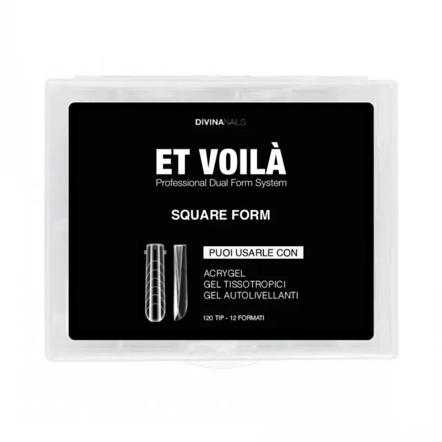 Diva Nails Et Voilà Square Form dual form 120pz