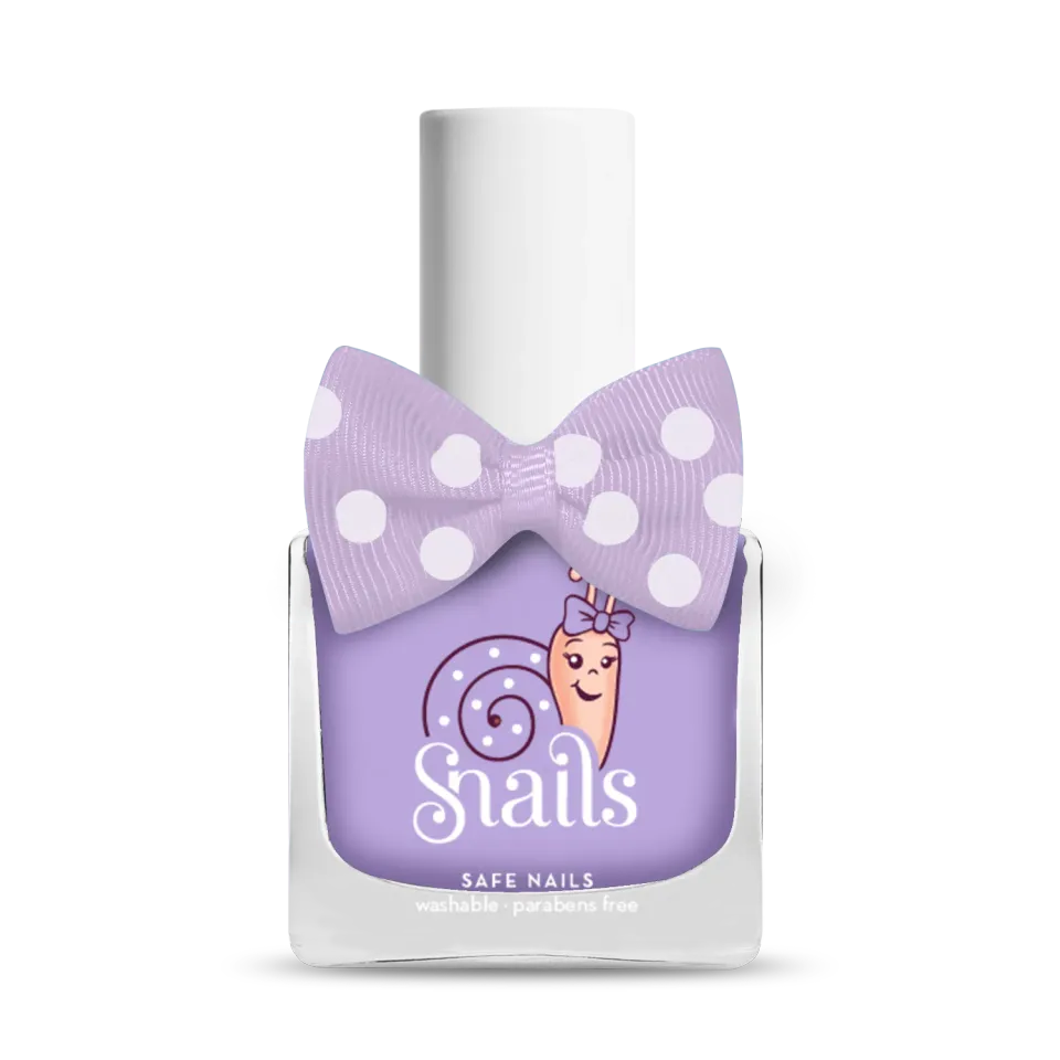 Snails Loving smalto unghie lilla bambina fiocco